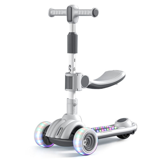 2 in 1 Premium Kids Scooty with LED lights