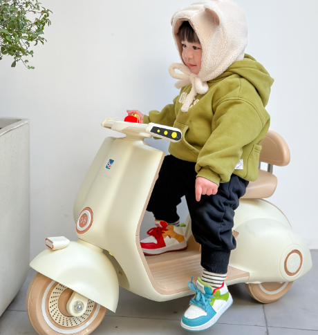 Cheap Kids 6v Electric Motorcycle With Pedals Ride-on Bike