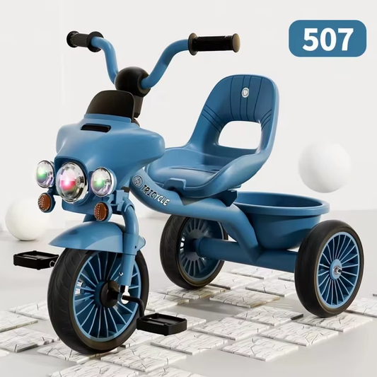 The New Export of Children's Tricycle Bicycle Light Music 2-5 Years Old Baby Toy Bike Ride Gift Toys