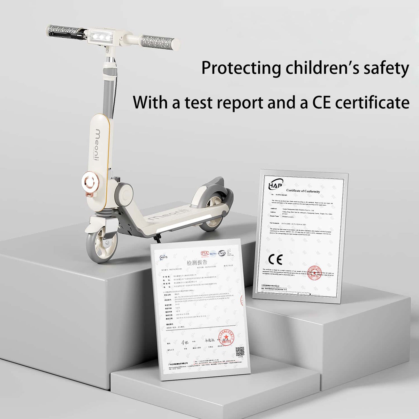 Foldable Kids Scooter for Kids 8-10 Years Old With LED Light