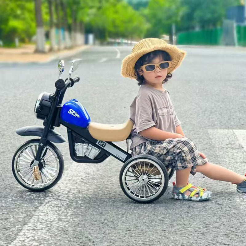 Sporty premium quality Tricycle with Msuic and LED Lights for Kids