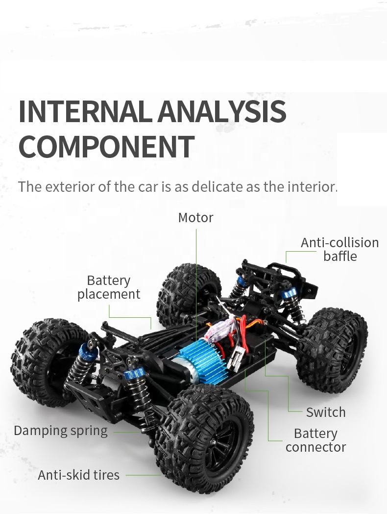 OFF-ROAD Terrain High Speed RC Car