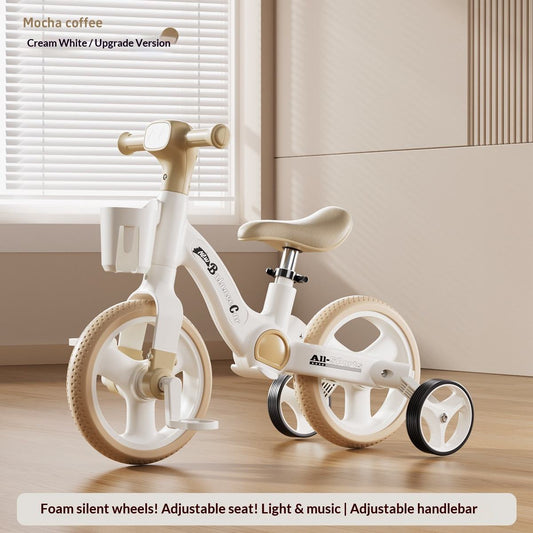 Premium Quality Multi-functional Tricycle with Push Handles