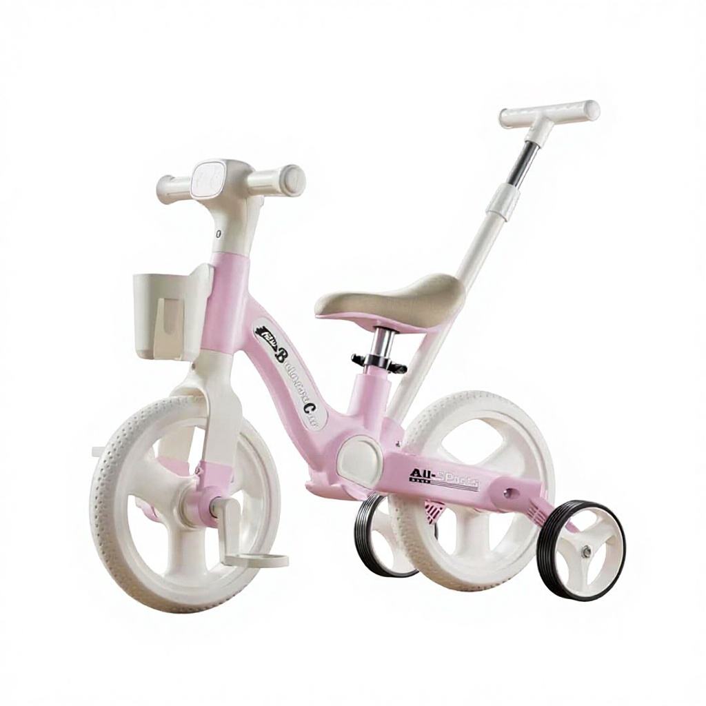 Premium Quality Multi-functional Tricycle with Push Handles