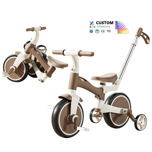 Premium Foldable Tricycle with Push Handles