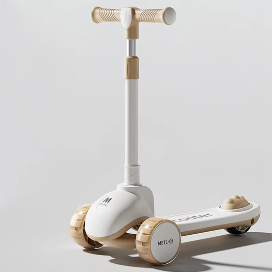 3-in-1 Folding Scooty 1-6 Years Old Sit Ride Lightweight 3 Wheel Safety Brake Boys Girls  Kids Scooty Outdoor Play